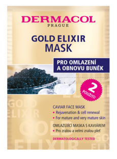 Gold Elixir omlazující maska s kaviárem
